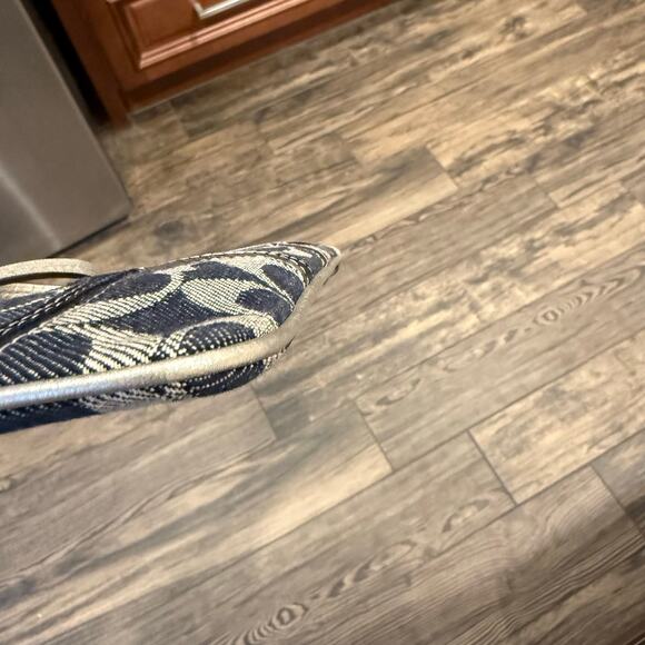 Coach Denim Logo Wristlet - Picture 6 of 9